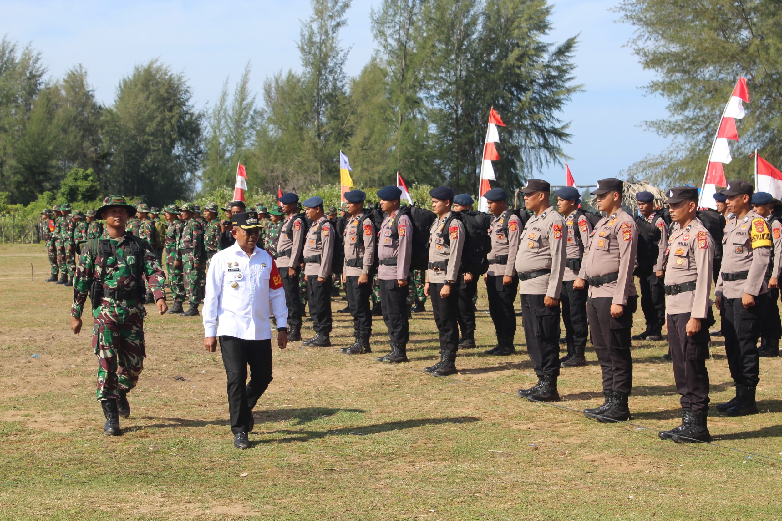 Pj. Bupati Murtala Jadi Inspektur pada Upacara Pembukaan TMMD Reguler Ke-121 TA 2024 Kodim 0114/Aceh Jaya