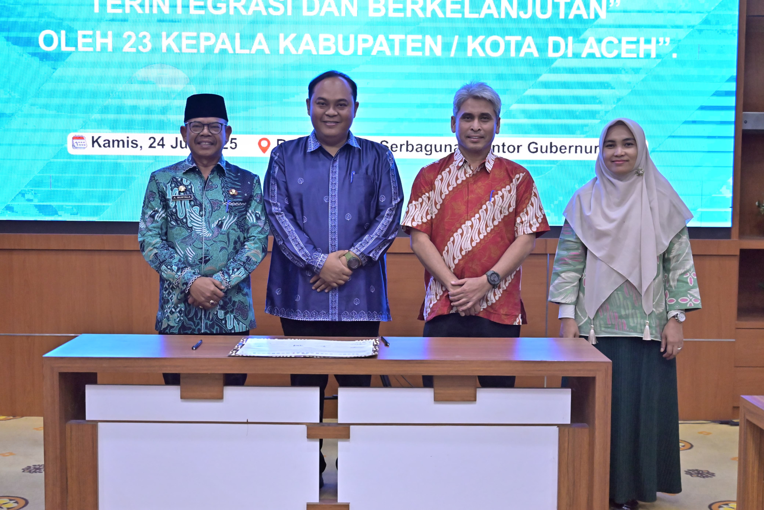 Aceh Jaya Hadiri Lokakarya dan Sosialisasi Hasil SSGI 2024 di Banda Aceh